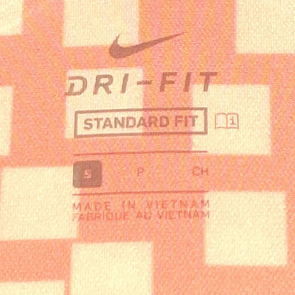 Nike Athletic Golf Shirt Size S Womans Orange Standard Fit Sleeveless Collared